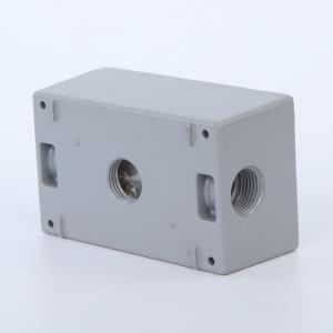 Quality Grey PVC Coated 1/2&quot; Holes Waterproof Conduit Box UL Listed for sale