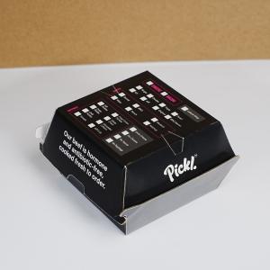 Burger Box Customization Disposable Fast Food Waiver Packaging Paper Box