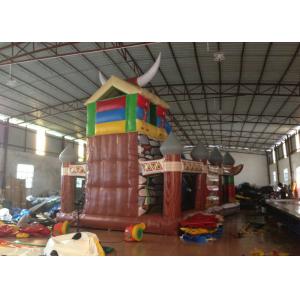 Double Stitching Inflatable Indian Large Bounce House , Fun City Inflatables 8 X