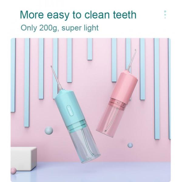 IPX7 Colorful Electric Oral Irrigator 160ml ABS Water Dental Flosser