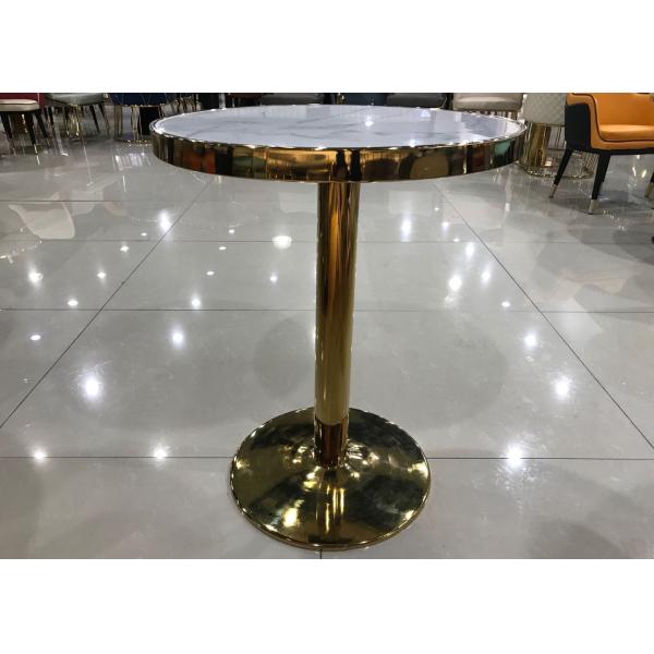 Buy 75cm Marble Iron Coffee Table at wholesale prices