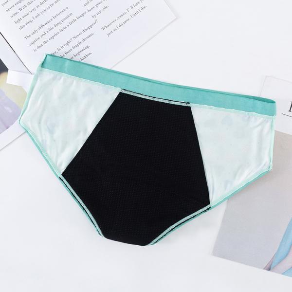 Cotton Spandex Period Panties Underwear Plain Dyed MidRise Maternity Period Underwear