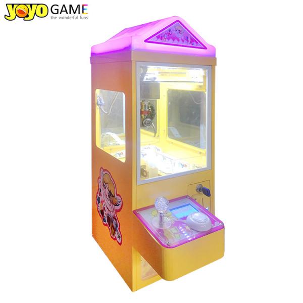 Small Claw Crane Machine Coin Operated Games Mini Plush Toy Vending Machine With Bill Acceptor