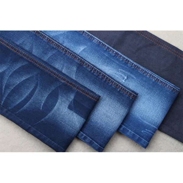 Dark Blue Full Lycra Slub Denim Fabric For Kids And Women Jeans