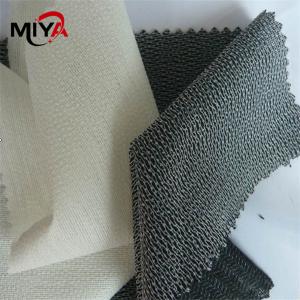 Polyester Viscose Warp Knitted Fusible Interlining Weft Insert PES Coating