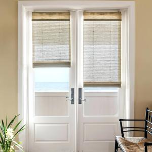 Anti Mildew Reed Bamboo Mat Blockout Roller Blinds