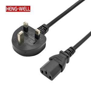 Wholesale Power Supply Cord 13A 250V Uk Plug Cable Extension Power Cord IEC C13
