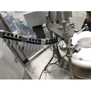 Touch Screen E liquid Filling Machine / Two Heads Glass Bottle Filling Machine