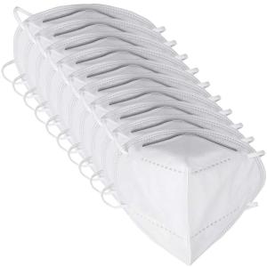 White Non - Woven Fabric 3 Ply KN95 Face Mask