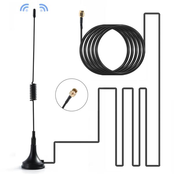 Vertical Polarization High Gain 30dbi GSM 3G 4G Car Indoor Antenna with Magnetic Base