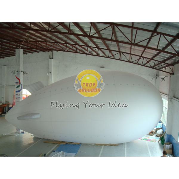 Buy Fireproof Reusable Giant Advertising helium blimp / zeppelin Balloons with PVC at wholesale prices
