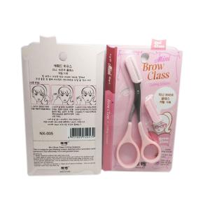 Quality Pink Eyebrow Shaping Scissors / Tattoo Accessories For Microblading 40 G for sale
