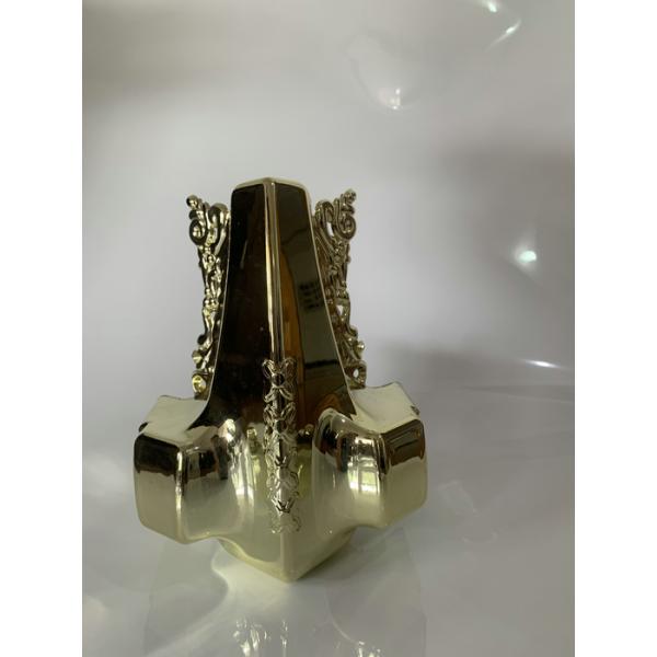 Funeral Furniture Casket Corners Gold Corner With PP Plastic Material