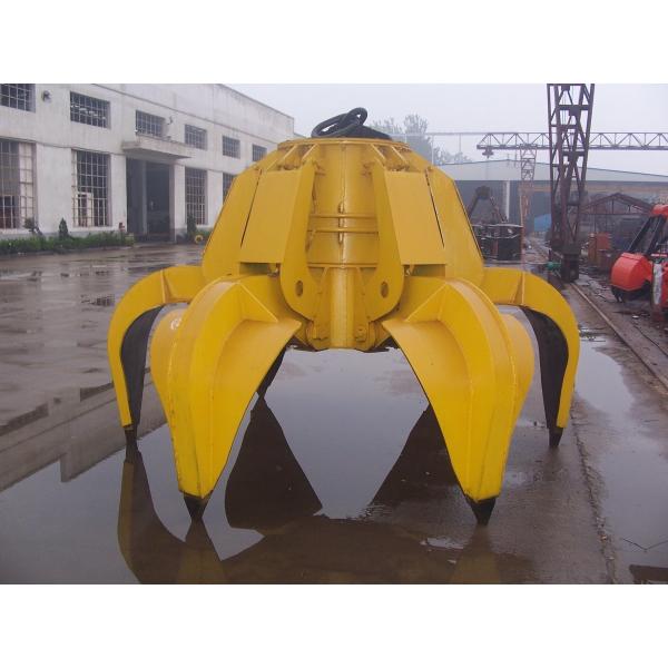 Electric Hydraulic Mutivable Double Disc Crane Grab Bucket For Material Handling
