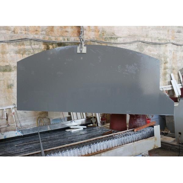 Waterproof Grey Mirror Fleck Quartz Stone Countertops , Solid Surface Countertop