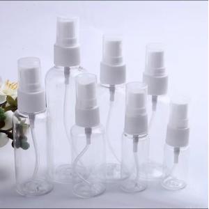PET Plastic Travel Pump Spray Bottle Cosmetic Packaging