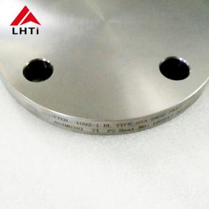 Quality Grade 12 Titanium Blind Flange 3 4&quot; High Strength Machined Finish for sale