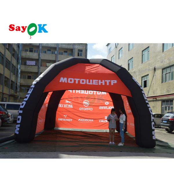 Canvas Inflatable Gazebo Tent Giant PVC Spider Inflatable Marquee House Spider Tent with Customized Logo