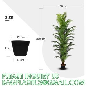 Artificial Paradise Palm Tree 3Feet Fake Tropical Palm Tree, Faux Plants in Pot