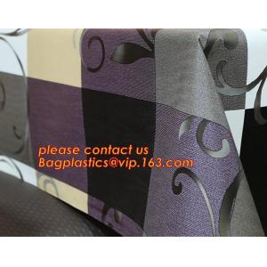 PVC European style square table cloth waterproof Oilproof non wash plastic pad