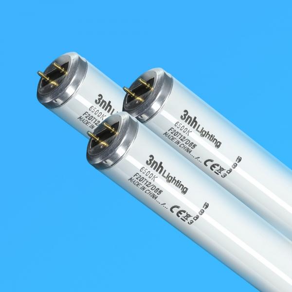 Buy F20T12/D65 Long Fluorescent Tubes Lamp 6500k Color Temperature 60lm/w Efficacy at wholesale prices