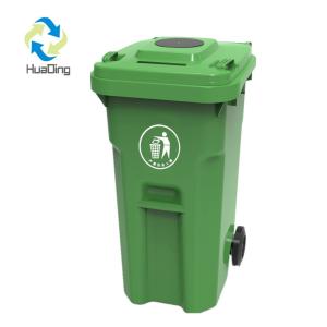 big size plastic dustbin garbage container recycle bin with 2 wheels recycling