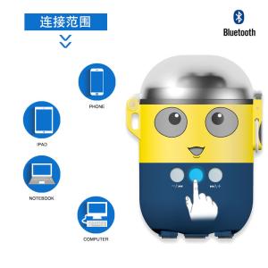 TWS BT5.0 Creative Wireless Earbuds Minions Cartoon Bluetooth Speaker With