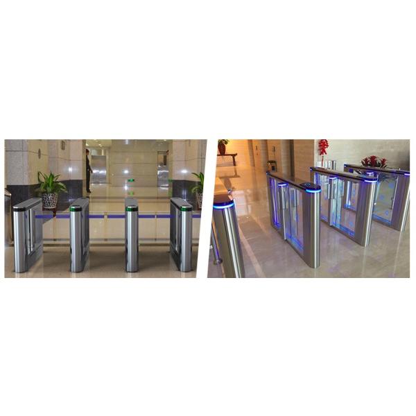 Face Recognition 900mm Lane Electronic Fastlane Turnstile 0.3S