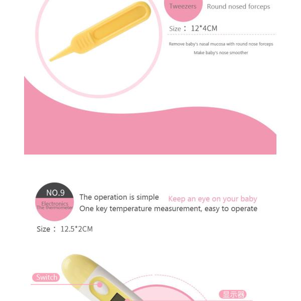 Wholesale Baby Healthcare Kit Newborn BabyCare Accessories HealthCare Set