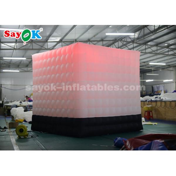 Portable Photo Booth Black Bottom Anti - Dirty Inflatable Photo Booth One Door For Bar