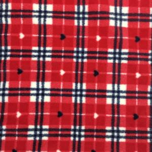 220gsm Patterned Polar Fleece Fabric 150D 288F 58'' 60''