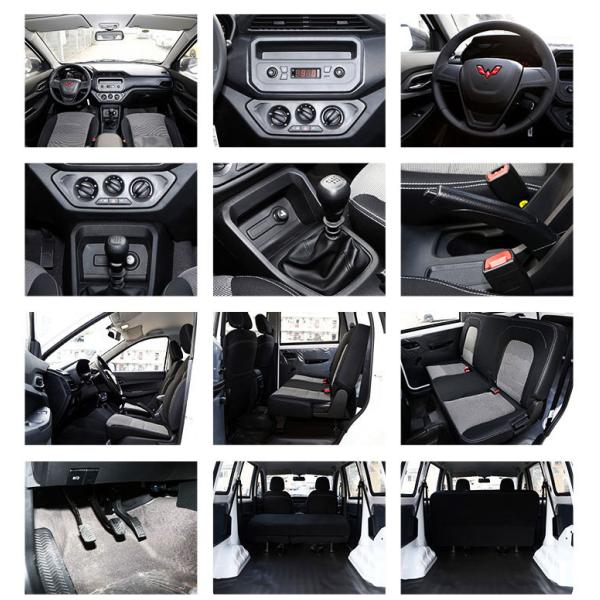 Delivering LHD Wuling Glory V Minibus Gasoline 1.5L High Speed 100km/h Manual Gear Box