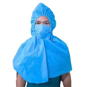 Breathable Single Use Disposable Head Neck Cover With Shoulder