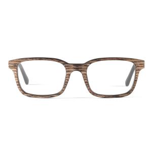 Walnut Laminated Ocular Wooden Optical Glasses Printing Logo