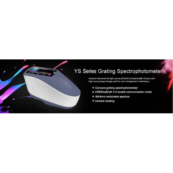 Grating 8mm 3nh Spectrophotometer 400-700nm Wavelength With Color Matching Software