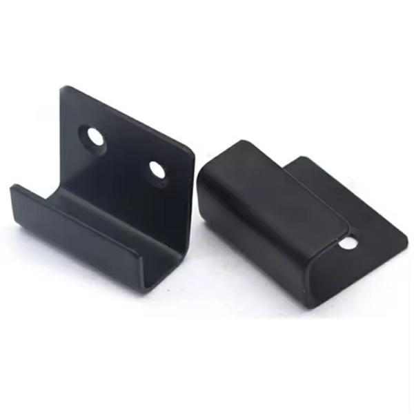 Buy Metal Brackets Customized Fabricating Black Metal Brackets Spraying Service at wholesale prices