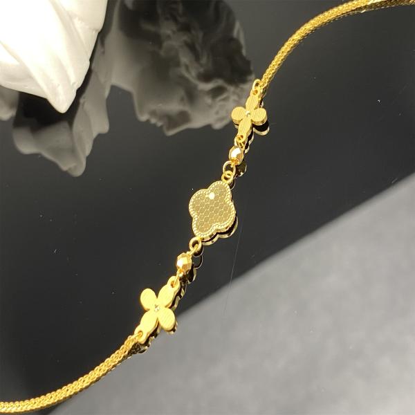 Sparkling Rose Gold Diamond Heart Bracelet