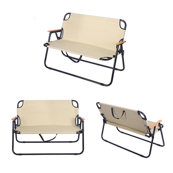 Lightweight 2 Person Portable Collapsible Beach Chair for Camping and Hunting