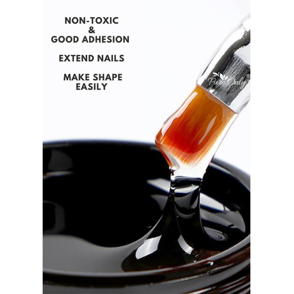 30g Rhinestone Glue Uv Led 4 in 1 Multi-Function Nail Building Gel Hard Jelly Nail Extended Base Top Coat Gel Acrylic Nails Tool