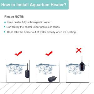 Adjustable 100W Automatic Aquarium Heater 13 Gallon