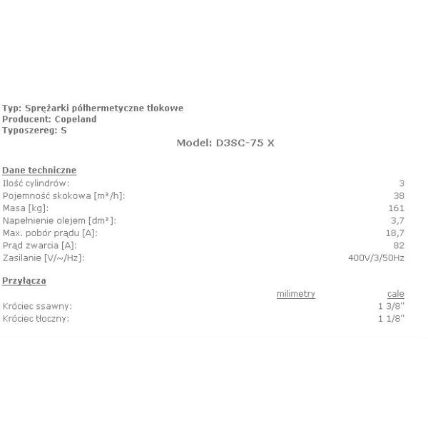 7.5HP Semi Hermetic Refrigeration Compressor D3SC-75X 1 year Guarantee