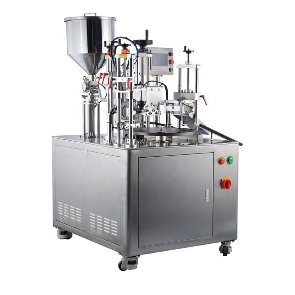 Automatic Daily Chemical Tube Fill Seal Equipment Cosmetic Filling Sealing