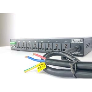 audio system equipment power supply sequencer 8 channels