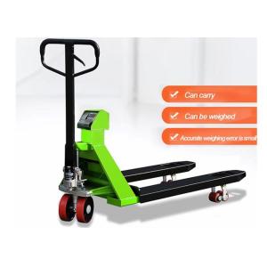 Carbon Steel 2T Digital Indicator Hydraulic Electronic Pallet Jack With Scale