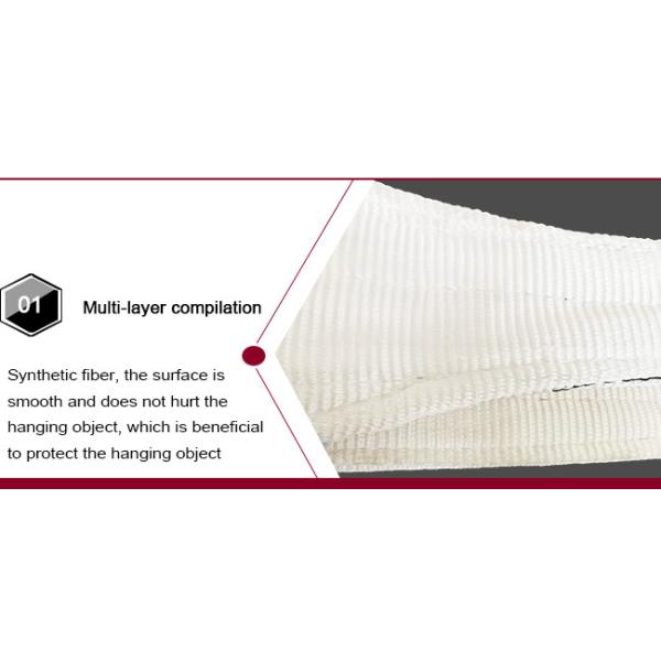 Duplex Eye - Eye Polyester Flat Webbing Sling Flat Woven Industrial Lifting Webbing Sling Belt
