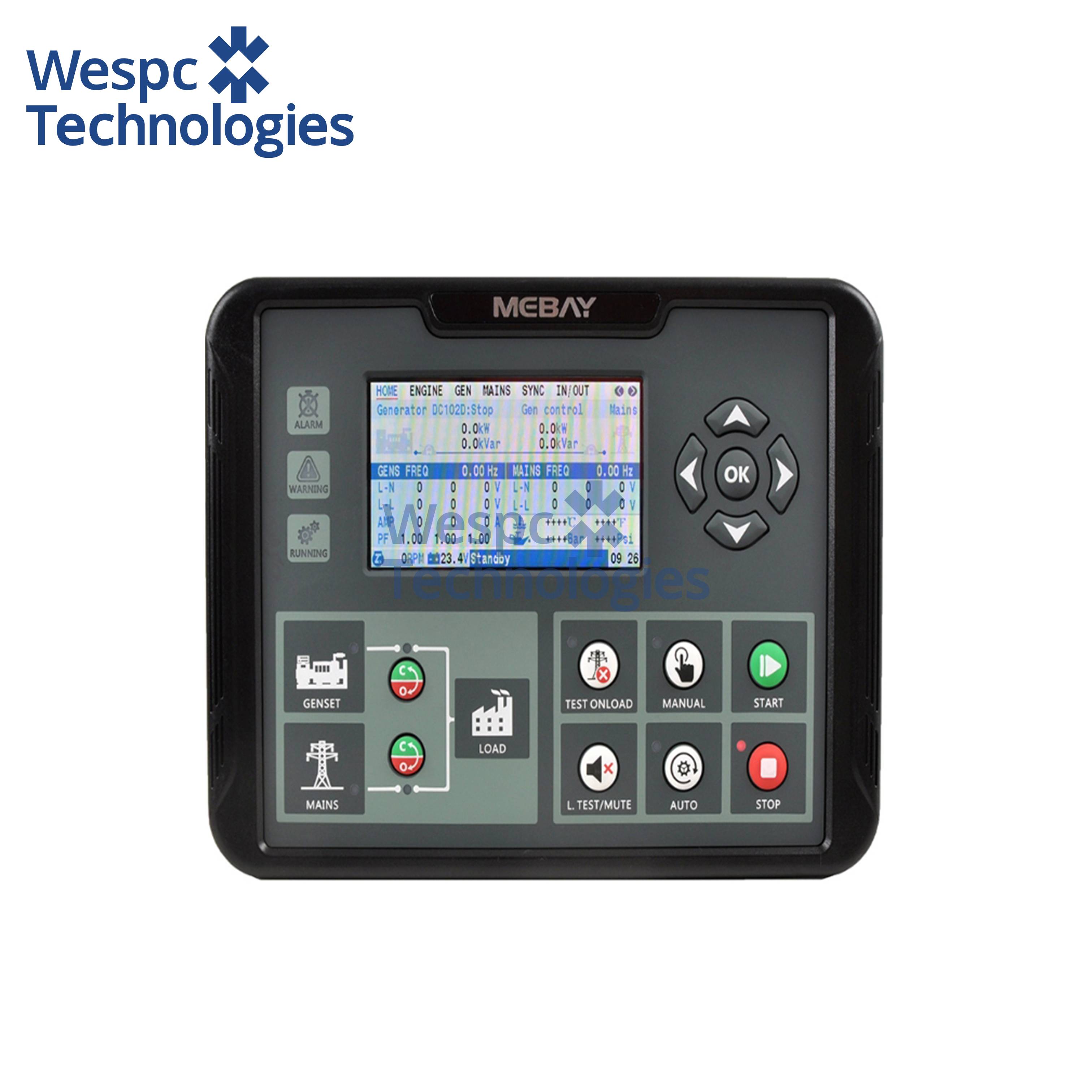 WESPC Original DC102D Parallel Controller Auto Mains Utility Failure Detection
