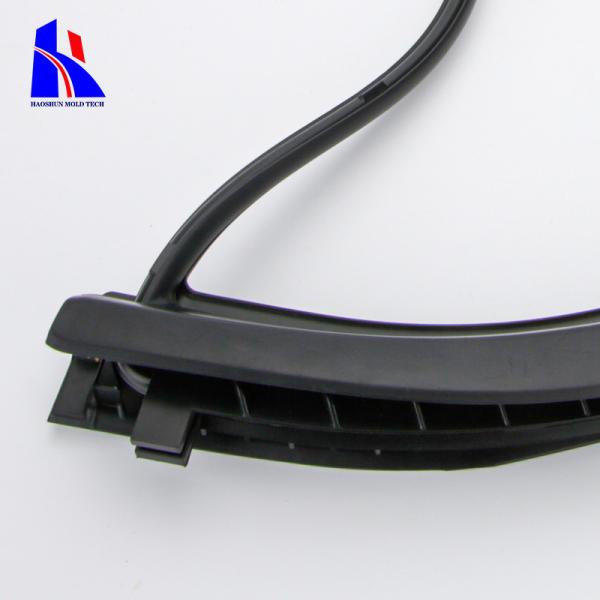 Customized Painting Plastic Injection Molding Parts Black ISO 9001