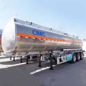 China 50T Aluminum Tanker Trailer For Fuel Transportation on sale