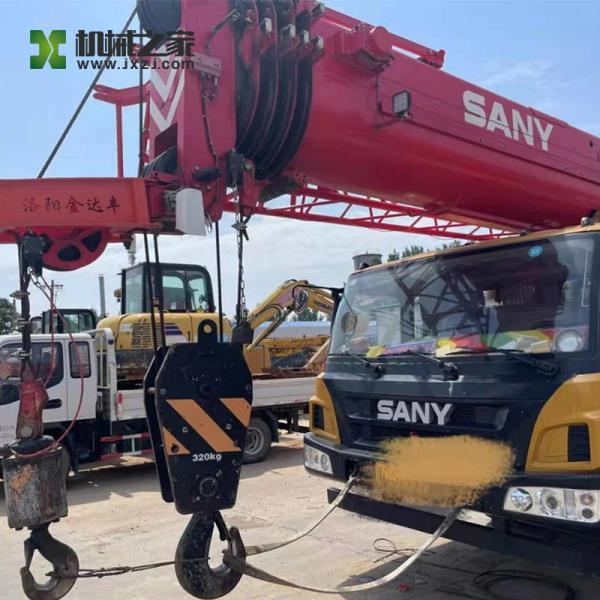 Buy Used Truck Crane with 3 Section Jib 13 - 45m Maximum Lifting Height and 24-hour Online Quality Service at wholesale prices