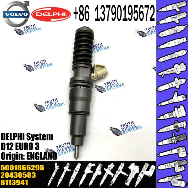 BEBE4C00101 20430583 5001866295 fuel injector for VOL truck D12 FH1 EURO 3